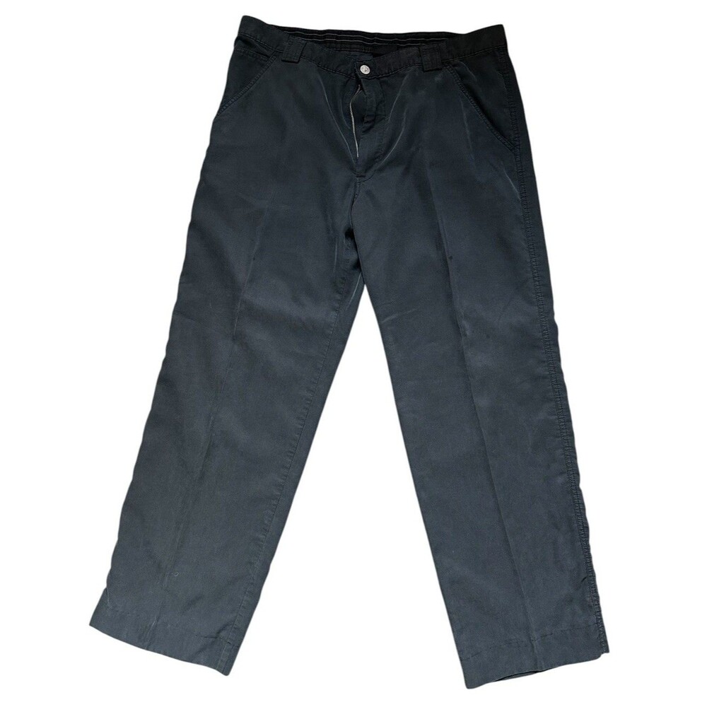 Versace Jeans Couture Men's Black Corduroy Pinstripe Straight Jeans Regular Fit
